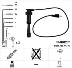 Ignition Cable Kit RC-HD1207 44335