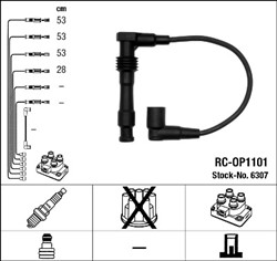 Ignition Cable Kit RC-OP1101 6307_0