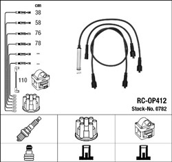 Ignition Cable Kit RC-OP412 0782_1