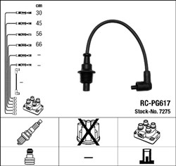 Ignition Cable Kit RC-PG617 7275