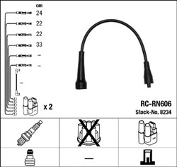 Ignition Cable Kit RC-RN606 8234_0