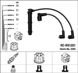 Zestaw przewodów zapłonowych RC-RV1201 2585_1