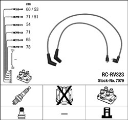 Ignition Cable Kit RC-RV323 7079_0