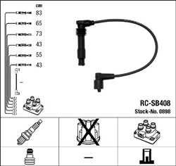 Ignition Cable Kit RC-SB408 0898_0