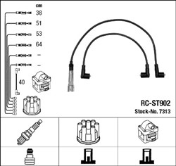 Zestaw przewodów zapłonowych RC-ST902 7313_1