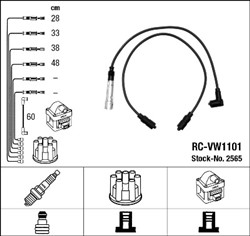 Ignition Cable Kit RC-VW1101 2565_1