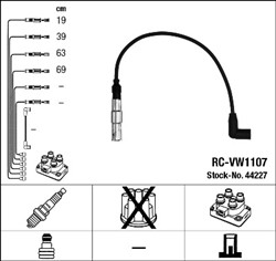Zestaw przewodów zapłonowych RC-VW1107 44227_1