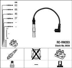 Ignition Cable Kit RC-VW203 0934_1