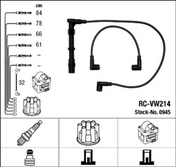 Zestaw przewodów zapłonowych RC-VW214 0945_1