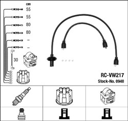 Zestaw przewodów zapłonowych RC-VW217 0948_1