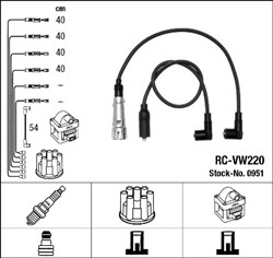 Ignition Cable Kit RC-VW220 0951_1