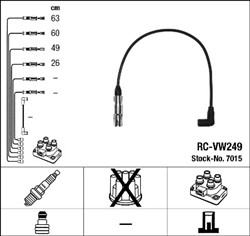 Zestaw przewodów zapłonowych RC-VW249 7015_1