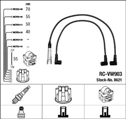 Zestaw przewodów zapłonowych RC-VW903 8621_1
