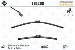 Wiper blade SWF 119268 jointless 600/500mm (2 pcs) front with spoiler_1