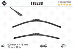 Wiper blade Visioflex SWF 119288 jointless 600/475mm (2 pcs) front with spoiler_3