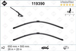 Wiper blade Visioflex SWF 119390 jointless 650/500mm (2 pcs) front with spoiler_1
