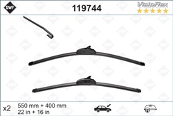 Wiper blade Visioflex SWF 119744 jointless 550/400mm (2 pcs) front with spoiler_3