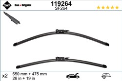 Wiper blade Visioflex SWF 119264 jointless 650/475mm (2 pcs) front with spoiler_1