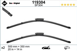 Wiper blade SWF 119304 jointless 500/350mm (2 pcs) front with spoiler_1