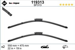 Wiper blade Visioflex SWF 119313 jointless 550/475mm (2 pcs) front with spoiler_1