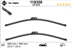 Wiper blade Visioflex SWF 119358 jointless 590/580mm (2 pcs) front with spoiler_1