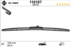 Wiper blade SWF 116187 hybrid 700mm (1 pcs) front with spoiler_3