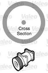 Gasket, coolant pipe VAL509147_1