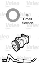 Gasket, coolant pipe VAL509749