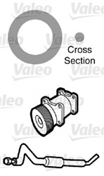 Gasket, coolant pipe VAL509756_1