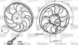 Fan, engine cooling VAL696042