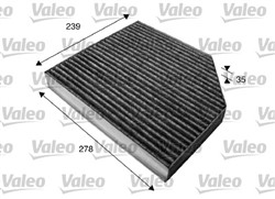 Dust filter VALEO VAL715580