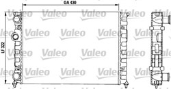 Variklio radiatorius VALEO VAL730503