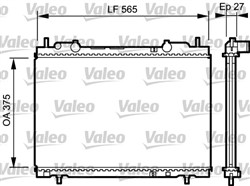 Variklio radiatorius VALEO VAL731973_0