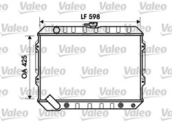 Variklio radiatorius VALEO VAL734809