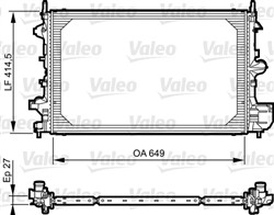 Variklio radiatorius VALEO VAL735085