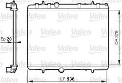 Variklio radiatorius VALEO VAL735608_0