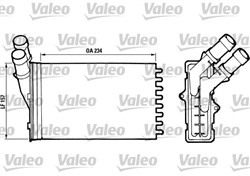 Heat Exchanger, interior heating VAL812005