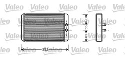 Heat Exchanger, interior heating VAL812358
