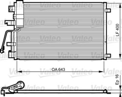 Kondensators, Gaisa kond. sistēma VALEO VAL814010_0