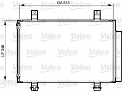 Air conditioning condenser VAL814237