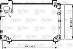 Air conditioning condenser VAL814271