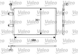 Air conditioning condenser VAL817245