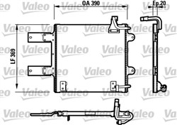 Air conditioning condenser VAL817246