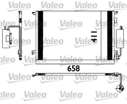 Air conditioning condenser VAL817648