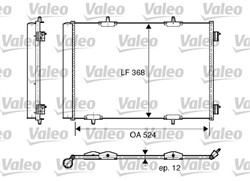 VALEO Kliimasüsteemi kondensaator VAL818015_1
