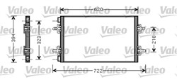 Air conditioning condenser VAL818027