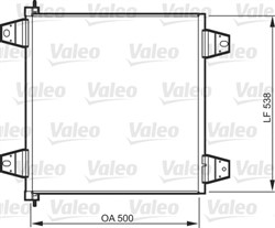 Air conditioning condenser VAL818986