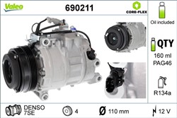 VALEO Kompressor, kliimaseade VAL690211_4