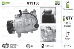 VALEO Kompressor, kliimaseade VAL813150_4