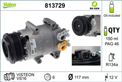 Compressor, air conditioning VAL813729